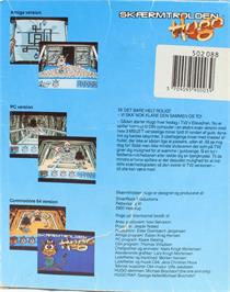 Box back cover for Skaermtrolden Hugo on the Commodore 64.
