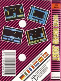 Box back cover for Skateboard Joust on the Commodore 64.