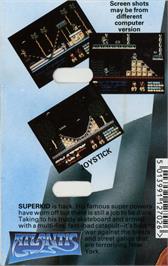 Box back cover for Skatin' Usa on the Commodore 64.