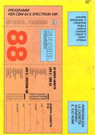 Box back cover for Sliding Skill on the Commodore 64.