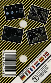 Box back cover for Slimey's Mine on the Commodore 64.