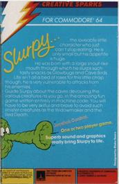 Box back cover for Slurpy on the Commodore 64.