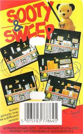 Box back cover for Sooty And Sweep on the Commodore 64.