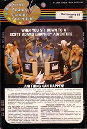 Box back cover for Sorcerer Of Claymorgue Castle on the Commodore 64.