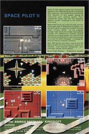 Box back cover for Space-pilot 2 on the Commodore 64.