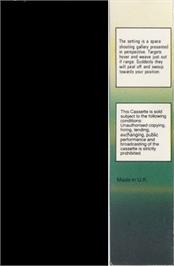 Box back cover for Space Pirate on the Commodore 64.