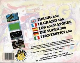 Box back cover for Spacebomb on the Commodore 64.