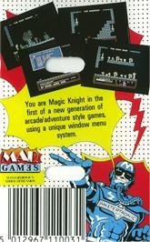 Box back cover for Spellbound (Mastertronic Added Dimension) on the Commodore 64.