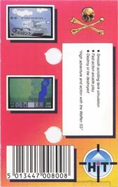 Box back cover for Ss Panzer on the Commodore 64.