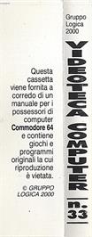 Box back cover for Starfighter I on the Commodore 64.
