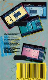Box back cover for Starforce Nova on the Commodore 64.