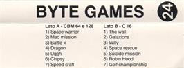 Box back cover for Stormtrooper on the Commodore 64.