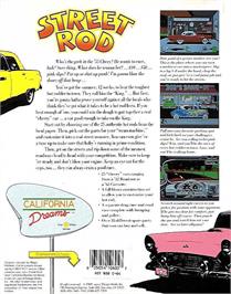 Box back cover for Street Rod on the Commodore 64.