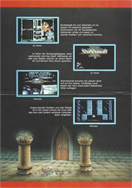 Box back cover for Su Sweet on the Commodore 64.