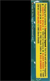 Box back cover for Subsonic on the Commodore 64.