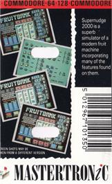 Box back cover for Super Nudge 2000 on the Commodore 64.