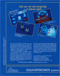 Box back cover for Super Oswald on the Commodore 64.