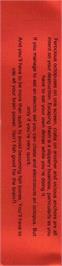 Box back cover for Supercuda on the Commodore 64.