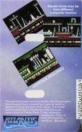 Box back cover for Superkid In Space on the Commodore 64.