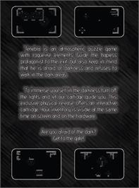 Box back cover for Tenebra on the Commodore 64.
