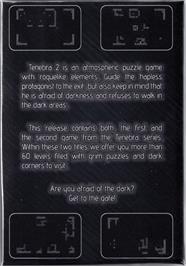 Box back cover for Tenebra 2 on the Commodore 64.