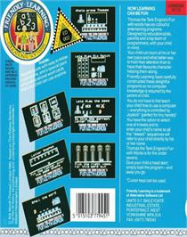 Box back cover for Thomas The Tank Engine's Fun With Words on the Commodore 64.