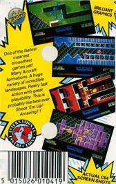 Box back cover for ThunderBolt on the Commodore 64.