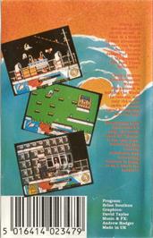 Box back cover for Titanic Blinky on the Commodore 64.