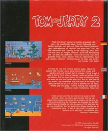 Box back cover for Tom And Jerry 2 on the Commodore 64.
