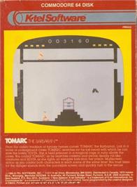 Box back cover for Tomarc the Barbarian on the Commodore 64.