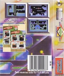 Box back cover for Topper The Copper on the Commodore 64.