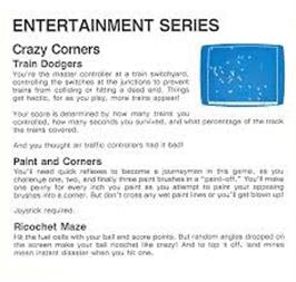 Box back cover for Train Dodgers on the Commodore 64.