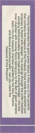 Box back cover for Treasure Of The Phoenix on the Commodore 64.