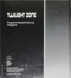 Box back cover for Twilight Zone (Unknown - Quill) on the Commodore 64.
