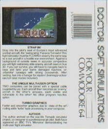 Box back cover for Twin Tornado on the Commodore 64.