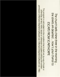 Box back cover for Urban Upstart on the Commodore 64.