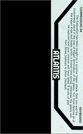 Box back cover for Vagan Attack on the Commodore 64.