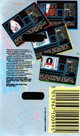 Box back cover for Venom on the Commodore 64.