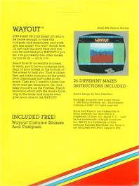 Box back cover for Way Out on the Commodore 64.