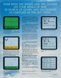 Box back cover for Wings Of War on the Commodore 64.