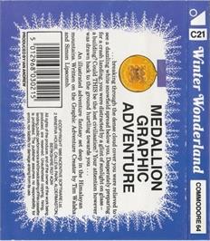Box back cover for Winter Wonderland on the Commodore 64.