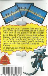 Box back cover for Xenon Ranger on the Commodore 64.