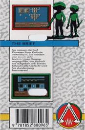 Box back cover for Zip on the Commodore 64.