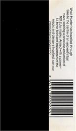 Box back cover for Zulu on the Commodore 64.