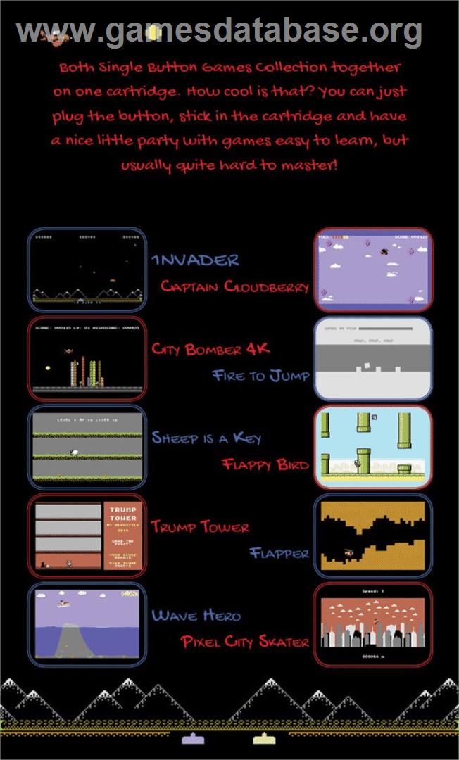 1nvader (2019) - Commodore 64 - Artwork - Box Back