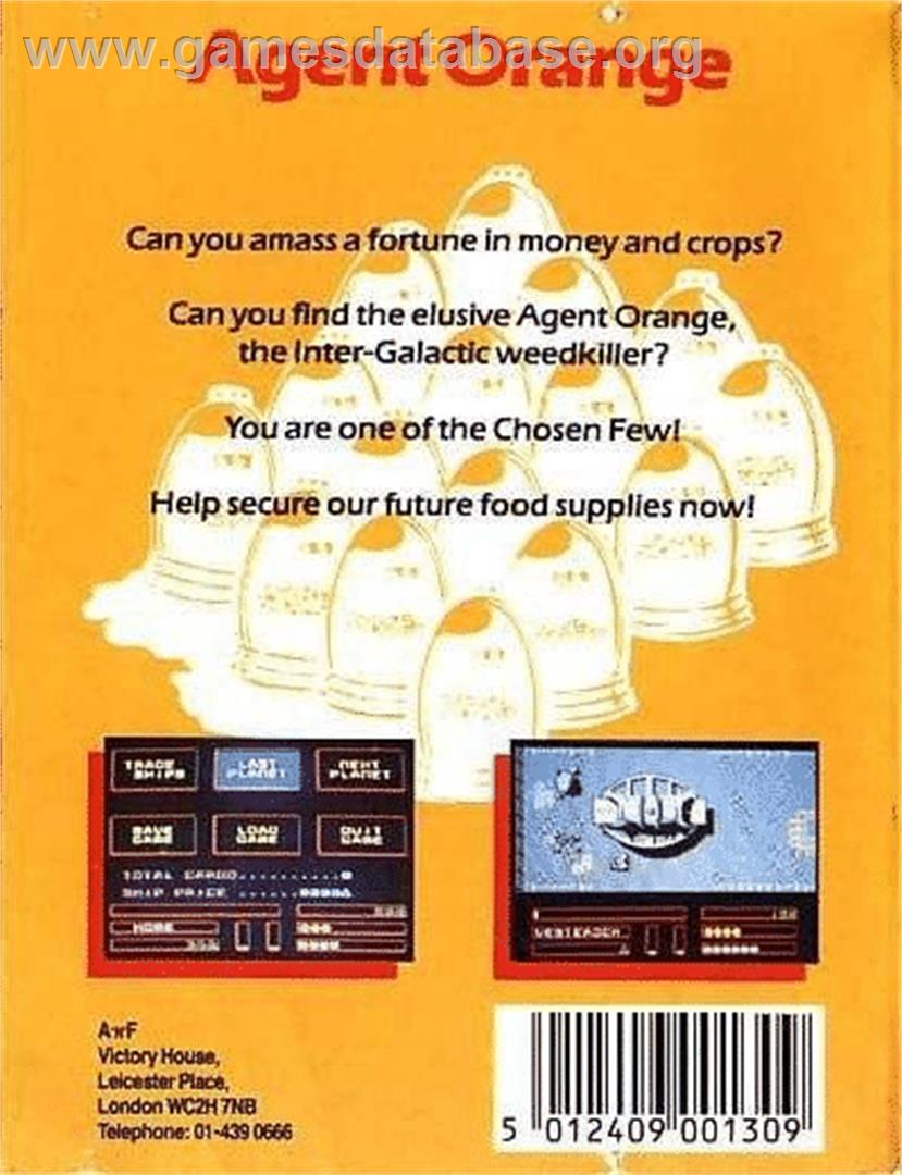 Agent Orange - Commodore 64 - Artwork - Box Back
