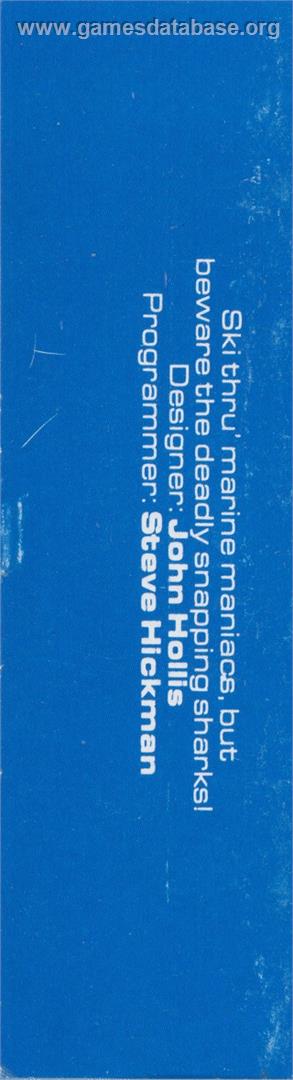 Aquaplane - Commodore 64 - Artwork - Box Back