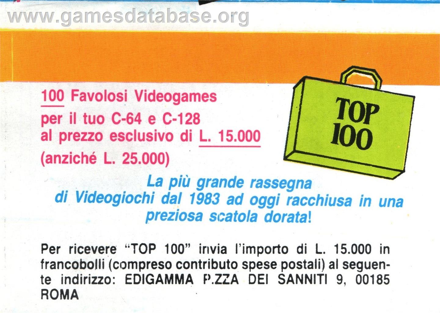 Ballmania - Commodore 64 - Artwork - Box Back