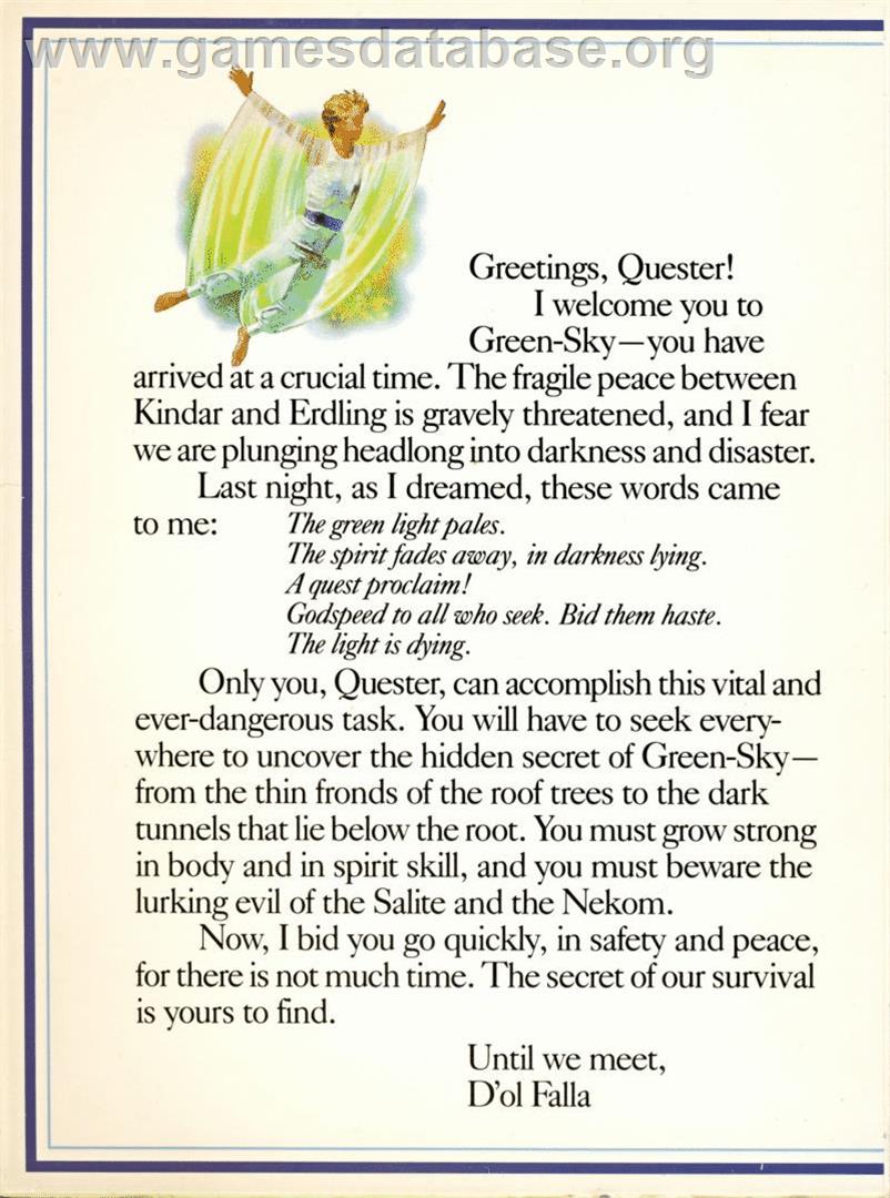 Below the Root - Commodore 64 - Artwork - Box Back