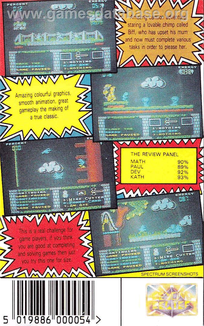 Biff - Commodore 64 - Artwork - Box Back